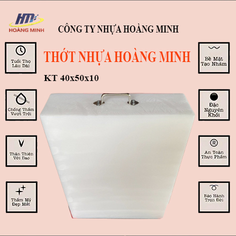 Thớt nhựa băm chặt 40x50x10cm