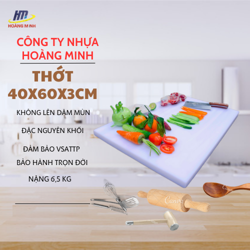 thớt nhựa 40x60x3cm